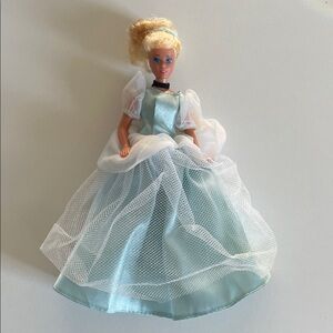 Disney Vintage Princess Classic Cinderella Mini Doll With Ballgown